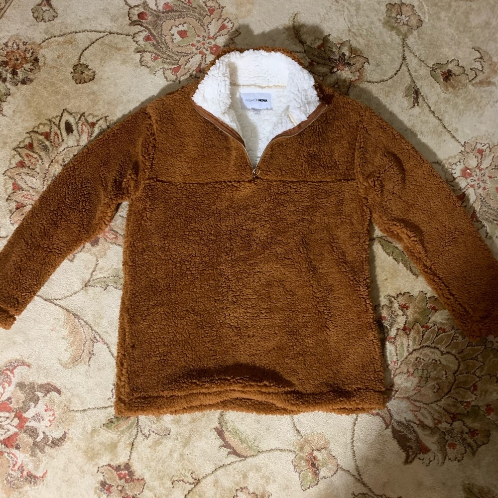 Fashion Nova teddy fuzzy jacket